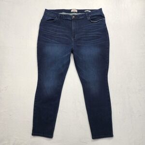 Wrangler Jeans Womens 24W Blue High Rise Unforgettable Skinny‎ Stretch Denim